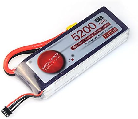 Crazepony Kudian 5200mAh Lipo Battery Pack 3S 11.1V 45C for F450 F550 Multirotors