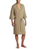 Majestic International Mens Havana Double Knit Kimono