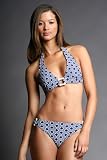 Navy Zig Zag Diamond Ring Brief by Shoshanna by 