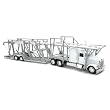 New Ray 1/32 Freightliner Classic XL Double Decker Auto Carrier