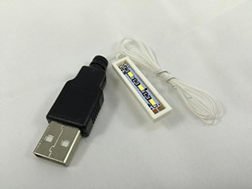 LED Down Lights 1x4 USB Powered (WHITE LED) by LiteupBlock