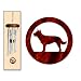 Australian Kelpie Wind Chimes X-SMALL Silver