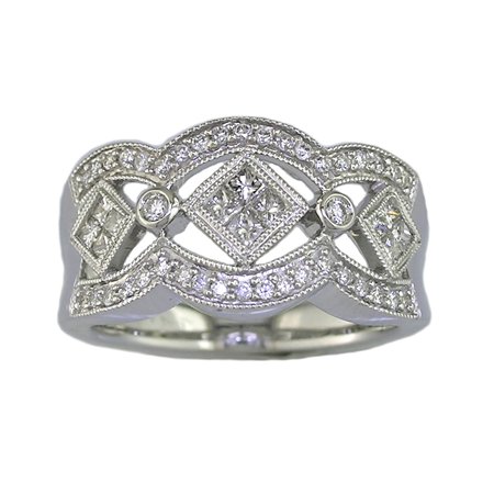 Cheap 1/2 CT Diamond Ring in 14K White Gold In Size 7 Cheap 1/2 CT Diamond Ring in 14K White Gold In Size 7