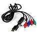 NEW HD COMPONENT AV CABLE LEAD FOR PS3 IN BLACK