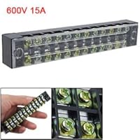 TB1512 15A Covered 12 Positions Terminal Barrier Strip