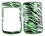 New Green Black Zebra Stripe Blackberry Curve 8300 8310 8320 8330 Snap on Cell Phone Case
