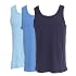Mens Underwear - Heavy Weight 100% Cotton Sleeveless Vest (Pack of 3)