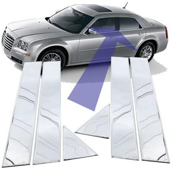 Chrysler 300C Highly Polished Stainless Steel Pillar Post Covers