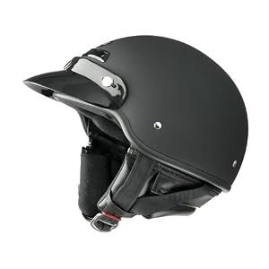 Raider-Flat-Black-Small-Deluxe-Open-Face-Helmet