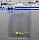 Westinghouse #77044 6PK Brass Chain Connector