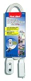First Alert Fire Shield Protected 6 Foot White 3 outlet 16-2 Extension Cord 90866-4FA-011