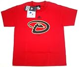 MLB Youth Arizona Diamondbacks Team Logo S/S Tee (Cardinal, Medium)