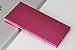 Walma New Ultra-thin Metal Case 20000mAh Polymer Battery Charger Dual USB Power Bank (Red)