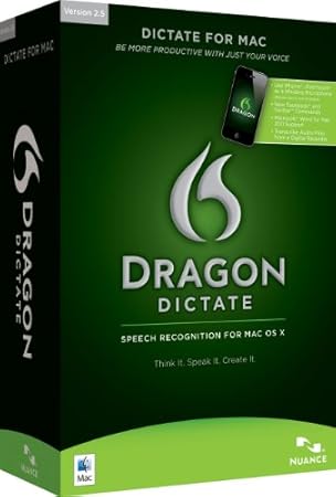 Nuance Communications, Inc., Dragon Dictate 2.5, Upgrade Edition (Mac) [Lingua inglese]