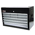 HOMAK BG02026903 27-Inch SE Series 9-Drawer Top Chest - Black/Gray