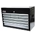 HOMAK BG02026903 27-Inch SE Series 9-Drawer Top Chest - Black/Gray