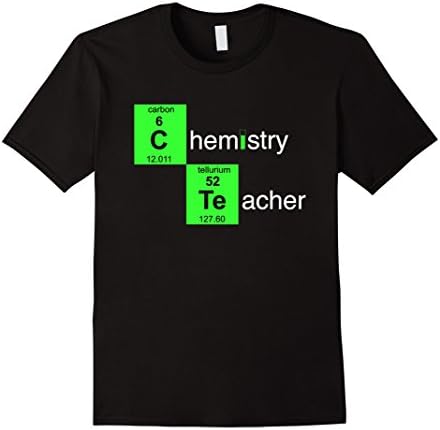 Men's Funny Chemistry Teacher Shirt - Gift Nerdy t Shirts 2XL Black