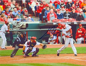 Chris Young Signed Arizona Diamondbacks 8x10 Photo