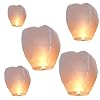Night Sky Lanterns White Sky Candles (Pack of 5)