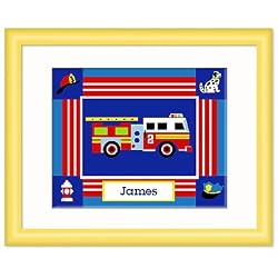 Heroes Yellow Personalized Print