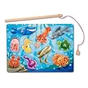 Melissa & Doug Deluxe 10-Piece Magnetic Fishing Game
