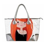 Laurex Sweet Girl Printed Tote Bag
