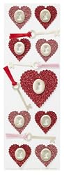 Martha Stewart Crafts Glitter Heart And Key Stickers