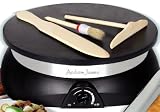 from Andrew James UK LTD Andrew James Pro Quality Electric Crepe Maker Includes Includes Batter Spreader , Wooden Spatula, Oil Brush and Ladle