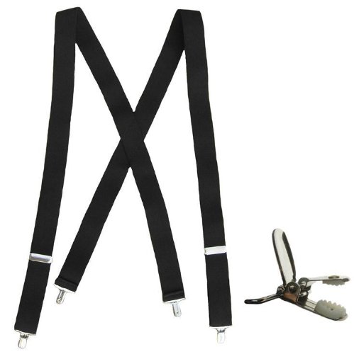 Big and Tall Dress Suspenders for Men - 54 inches Long - 1.5 inches Wide