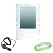 Clear Kroo Amazon Kindle 2 E-Book Reader Silicone Rubber Skin Cover + Car Charger + A Live*Laugh*Love Wrist Band!!! (Kindle 2 Not Included)