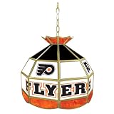 Nhl Philadelphia Flyers Stained Glass Tiffany Lamp - 16 Inch Diameter