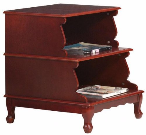 Traditional Tiered Side End Table