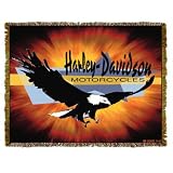 Harley-Davidson® Motorcycles Eagle Fire Throw by CSA Worldwide