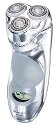 Remington R-9500 Rotary Shaver with Titanium Coated Cutters and Automatic Cleaning System