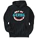 Hoodie Mens Black  Only my Gerbil understands me  Animals