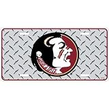 NCAA Florida State Seminoles Diamond Plate Car Tag