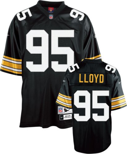 Greg Lloyd Black Reebok NFL Premier 1991 Throwback Pittsburgh Steelers Jersey - Medium