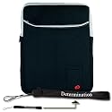 New Amazon Kindle DX 3 Pocket Vertical Carrying Sleeve + Determination Hand Strap
