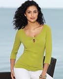 Three-quarter-sleeve tee