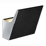 SOLF LED Wandleuchte, warm-weisse LED, Gehäuse schwarz/ chrom