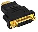 mumbi HDMI DVI Adapter - HDMI Stecker male (19pol) auf DVI-D Buchse female (24+1)