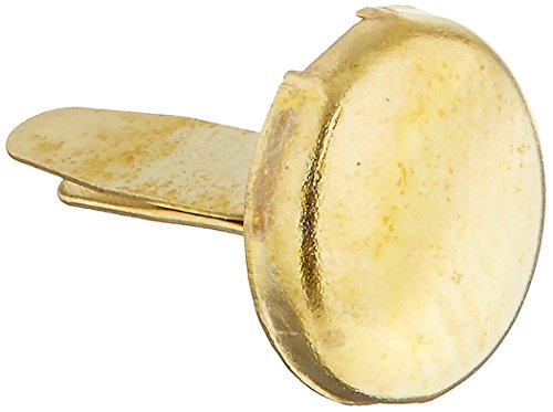School Smart Brass Plated Fasteners - 3/8 inch - Box of 100