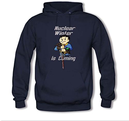 LHZO Printing Boy's Fallout 4 Graphic Cotton Hoodie Sweatshirt Large Blue