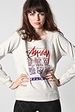 IMAGE OF Stussy - Women's Peace Poster Sloppy Crew (Heather Oatmeal)