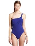 Profile By Gottex Womens Vintage Glam One Shoulder One Piece Swimsuit
