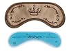 Daydream Swarowski Crown Sleep Mask with Cool Pack Beige