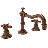 Newport Brass 1000/08A Antique Copper FAIRFIELD Fairfield Double Handle Low Lead Widespread Lavatory