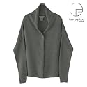 manymerry (メニーメリー) カシミヤシルク混Vネックリラックスカーディガン
