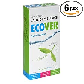 Ecover Bleach Powder, 400-Gram Box (Pack of 6)
