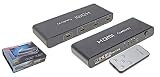 Three Ports 19Pins HDMI Switch 1080P 1.3 w IR Remote control